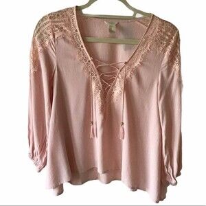 Forever 21 Beige Long Sleeve Top